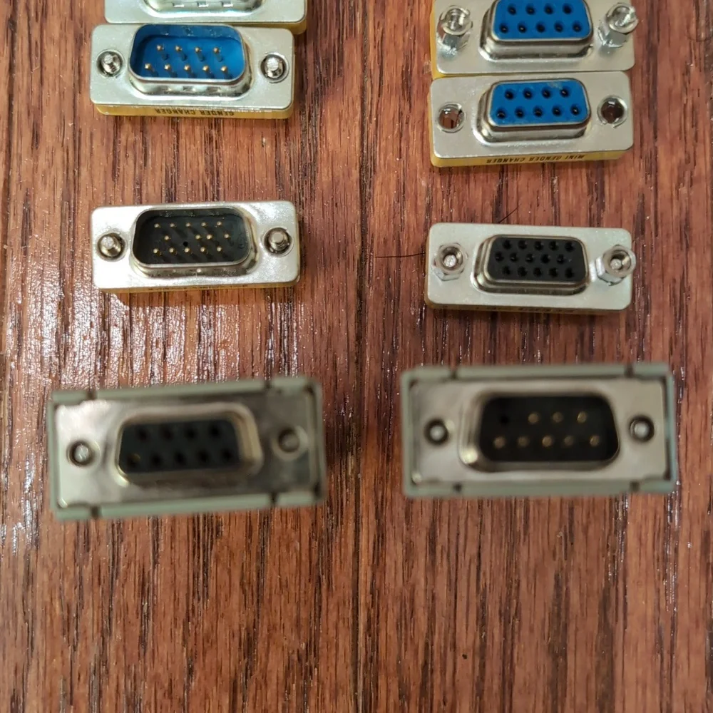 PC Connectors DB25 Female Male RS232 D-Sub 25 Pins